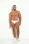 BASIC LOW-RISE MEN'S BRIEF IN WHITE MICROFIBER – COMFORTABLE SLIM UNDERWEAR FOR MEN BY BLOKES