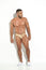 LYCRA GOLDEN BIKINI POWER CUP MEN’S SEXY SWIM BRIEF – GENITAL ENHANCING SWIMWEAR BY BLOKES