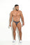 BIKINI POWER CUP – GRAY ANIMAL PRINT COTTON MEN’S SEXY BRIEF – GENITAL ENHANCING UNDERWEAR & SWIMWEAR BY BLOKES
