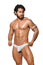 BIKINI POWER CUP – WHITE SHEER MESH MEN’S SEXY BRIEF – GENITAL ENHANCING BY BLOKES