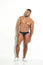 ANATOMIC BLACK MICROFIBER MEN’S BRIEF – SEXY LOW RISE HYBRID SWIM & UNDERWEAR POUCH STYLE BY BLOKES