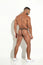 MICRO TANGA BRONCEO CON EFECTO BRONCEADOR PARA HOMBRE EN LYCRA MARRÓN – TANGA MINIMALISTA CON BOLSA QUE REALZA LA LÍNEA DE BRONCEADO DE BLOKES