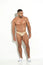 MICRO TANGA CON EFECTO BRONCEO PARA HOMBRE EN LYCRA DORADA – TANGA MINIMALISTA CON BOLSA QUE REALZA LA LÍNEA DE BRONCEADO DE BLOKES