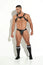 CLASSIC JOCKSTRAP UNDERWEAR – BLACK VEGAN LEATHER MEN’S STYLE BY BLOKES