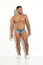 LUXE SPORT BIKINI – LUXURY BULGE-ENHANCING PETROL BLUE LYCRA MEN'S SWIM BRIEF USA BY BLOKES