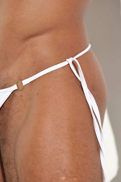 Tanga Hilo Middle - BALI MIDDLE THONG TANGA HILO HOMBRE BLANCO MICROFIBRA BLOKES - WEAREBLOKES - WEAREBLOKES.CO