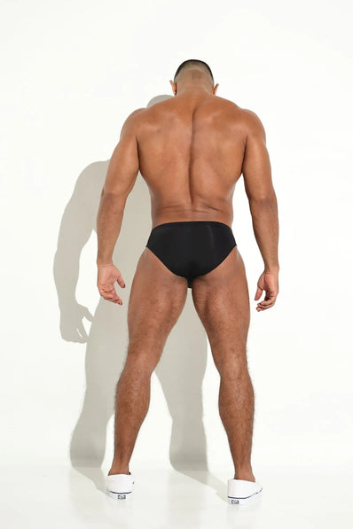 Calzoncillo Basic Slip - BASIC SLIP LOW RISE CALZONCILLO CLÁSICO PARA HOMBRE MICROFIBRA NEGRO BLOKES - WEAREBLOKES - WEAREBLOKES.CO