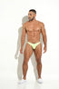 Tanga Hilo Classic - CLASSIC THONG TANGA CLÁSICA BRASILERA HILO HOMBRE MICROFIBRA AMARILLO NEÓN BLOKES - WEAREBLOKES - WEAREBLOKES.CO
