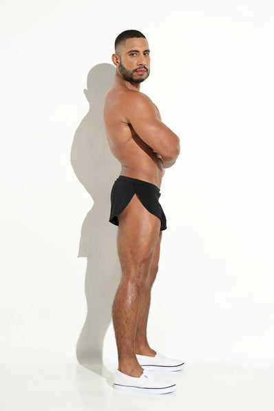 Sexy Retro Short - SEXY RETRO SHORT BOXER PIJAMA HOMBRE MICROFIBRA NEGRO BLOKES - WEAREBLOKES - WEAREBLOKES.CO